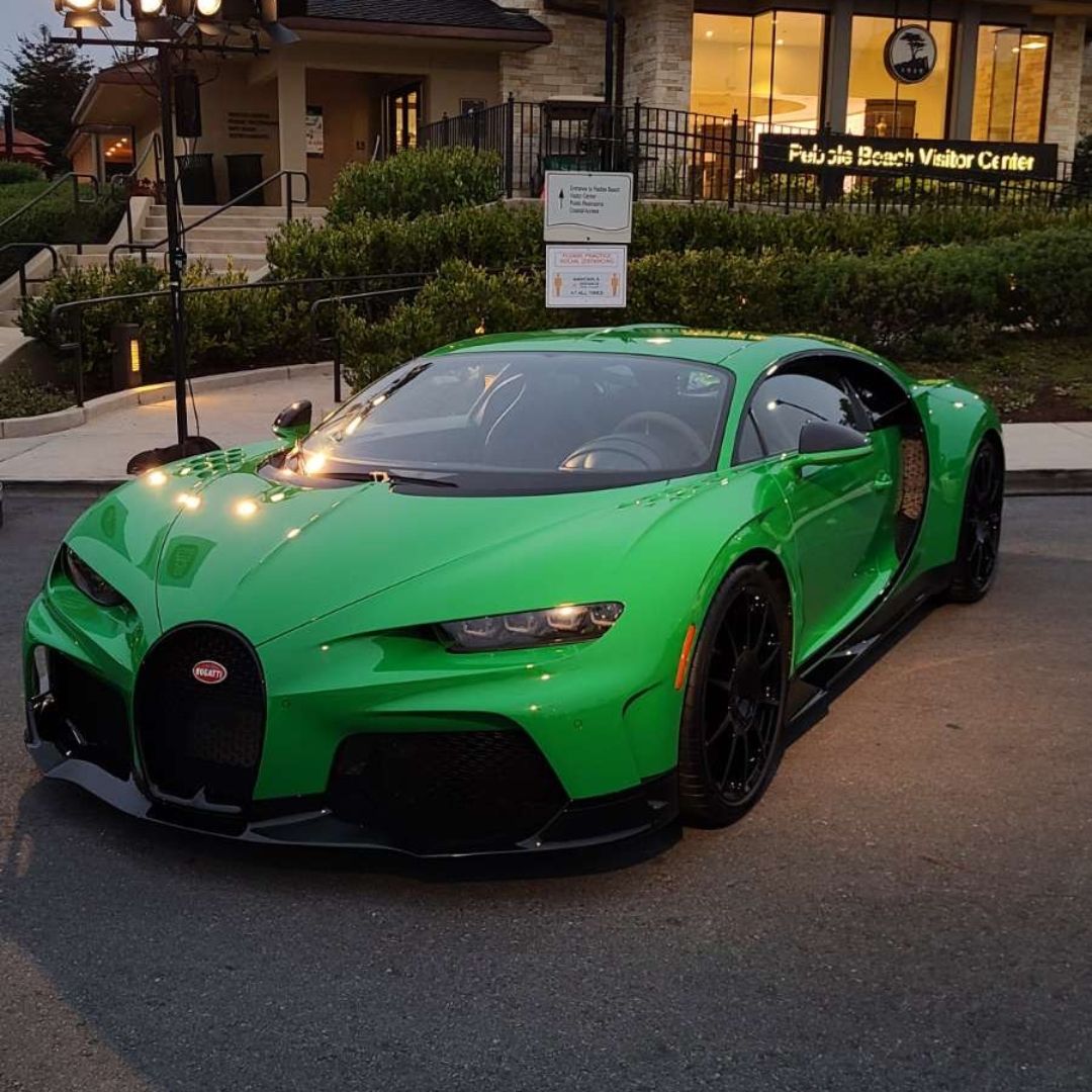 A green supercar detailed by Scrub Shark Mobile Detailing